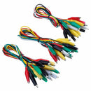 30 Pieces Test Leads with Alligator Clips Set Insulated Test Cable Double-e