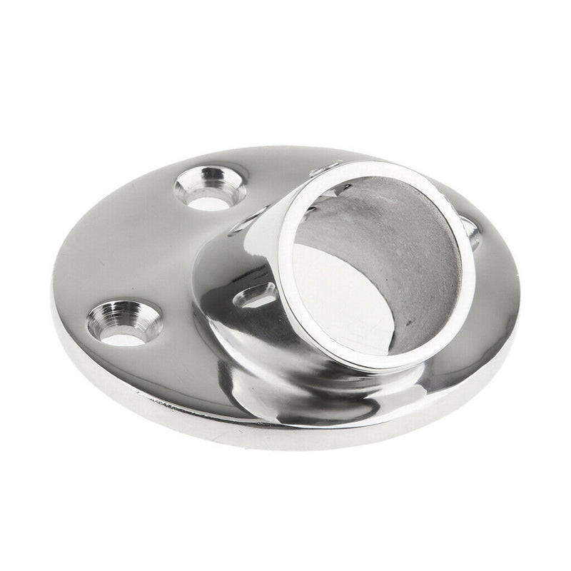 316 Marine-Grade Stainless Steel Boat Hand Rail Fitting 60 Degree Round Base for