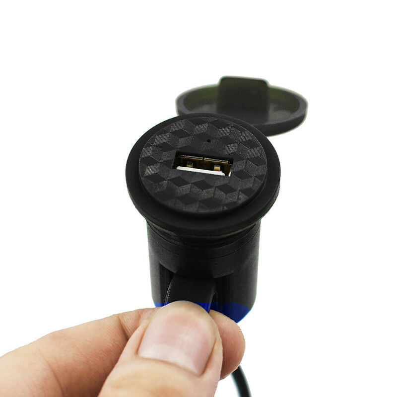 Waterproof USB Charger Socket Adapter Power for 12V Car Motorcycle Handlebar `Z