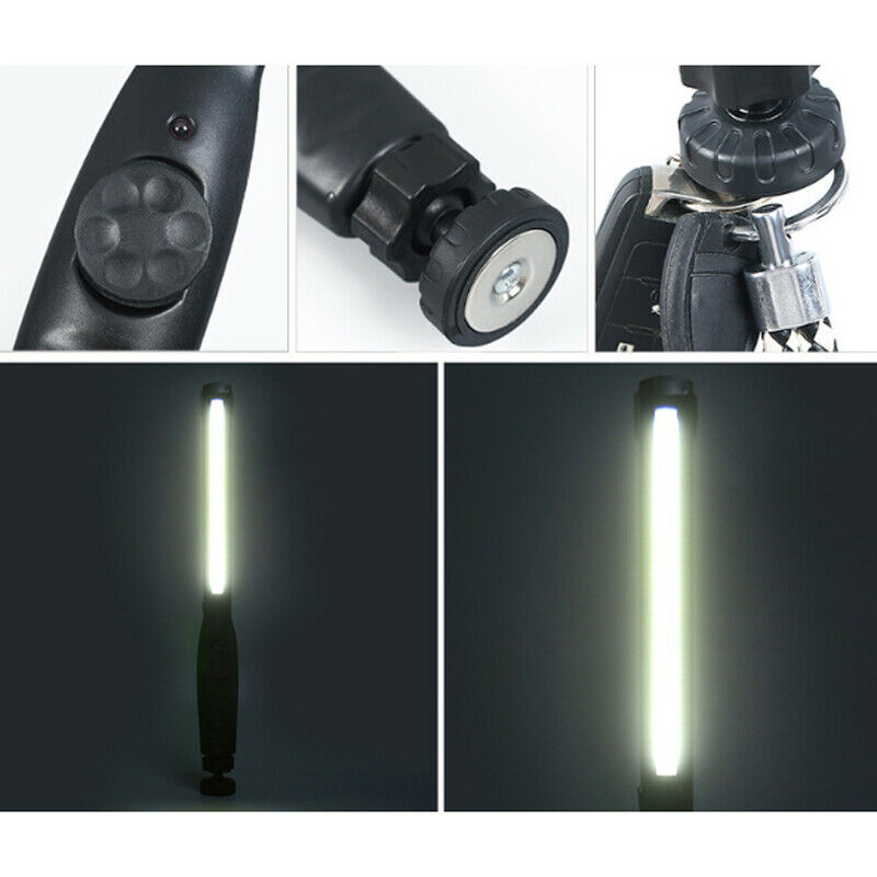 Magnetic COB LED Rechargeable Torch Inspection Lamp Cordless Work Light New US