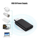 USB  Audio Receiver Transmitter Portable 3.5mm Music Adapter Sound Car Speaker
