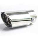 Stainless Steel Chrome Car Tail Rear Round Exhaust Muffler Pipe Tip Universal 3C