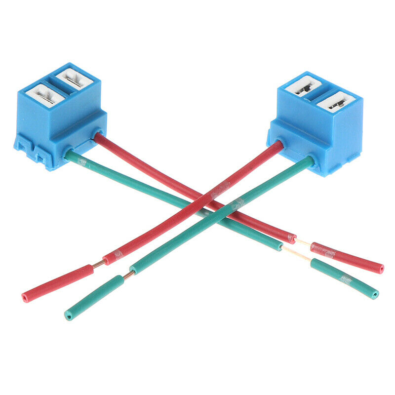 2Pcs H7 Headlight Bulb Socket Cceramic Lamp Base Car Connector Plug Soc zq