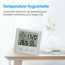 Multifunction Thermometer Hygrometer Electronic Temperature Monitor Clock