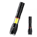 Multifunction Led flashlight 8000LumensCREE XML T6 COB torch hiddenWhite Ligh 3C