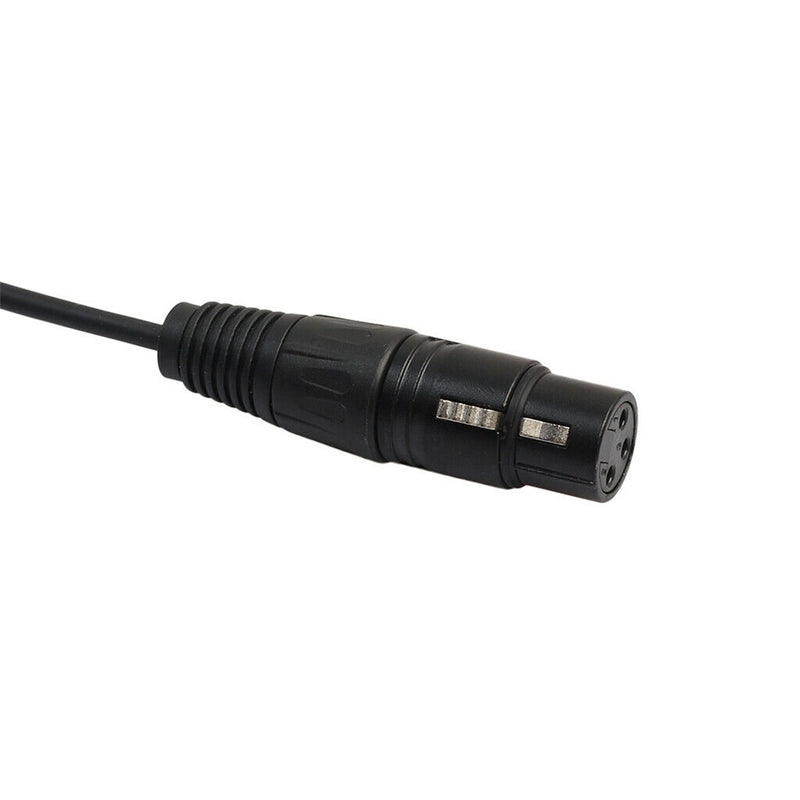 2Pack XLR 3Pin Male to Dual XLR Female Splitter Cable Adapter Converter 1ft
