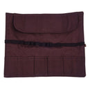 Fashion Canvas Wrap Roll Up Pen Brushes Makeup Case Pencil Bag Pouch Holder