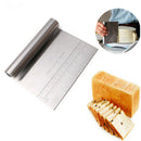 1pc Pizza Dough Scraper Cutter Pastry Spatulas Stainless Steel Cake Baking Tool