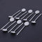 12pcs/Set Round Shape Coffee Spoon Stainless Steel Mini Teaspoons Sugar Des Y8C1