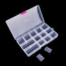 15 compartment transparent visible plastic fishing lure box fishing tackle box &