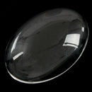 30 Pcs Clear Oval Glass Embellishment Findings For Cabochon Setting DIY 25x