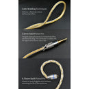 Replacement Audio Cable Cord for KZ-ZST/ZS10/AS10/BA10/ES4/ZSR Headphone - 120cm