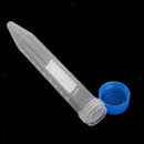 2x 5pcs 10ml Plastic Graduated Centrifuge Tube Laboratory Test Sample Container