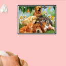 Round Drill 5D Diy Diamond Painting "Animal Cats Dog" Embroidery Cross Stit N1T7