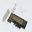 5Pcs PCIE to NGFF/M.2 Adapter M.2 to Desktop PCIE X4 X8 X16 NVM express SSD Pci