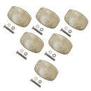 Set of 6 Plastic Guitars Tuning Peg Button Shifter with Screw Gaskets