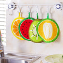 New Fruit Shape Hanging Microfiber Towels Quick-Dry Cleaning Rag Dish Pro HOT