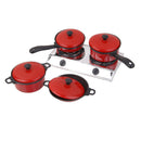 Kids Toys Plastic Kitchen Cookware Tool Set Tableware Prerend Play Game