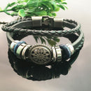 Top Fashion PU Retro Infinity Charm Wrap Men Women Bracelet Jewelry Punk Sty FT