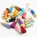 Velvet Leather Tassel Women Keychain Bag Pendant Car Key Chain 30PCS Rand Dwgp