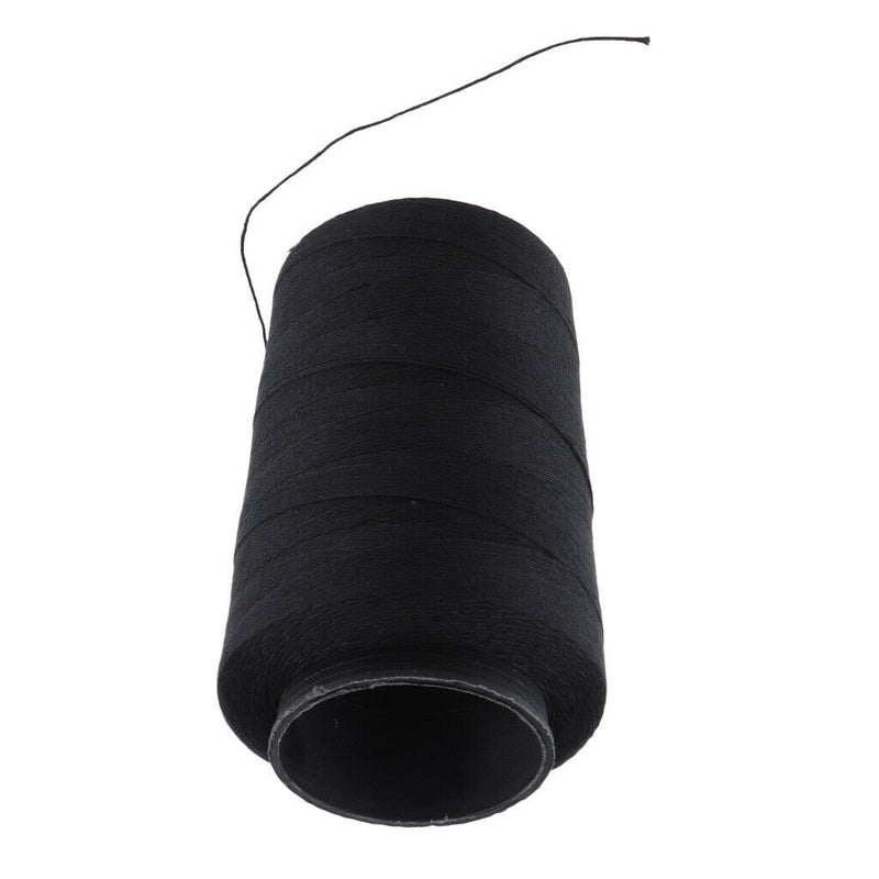 Black Cotton Thread Hand Sewing Weaving Tool For Hair Extensions Weft Weaves