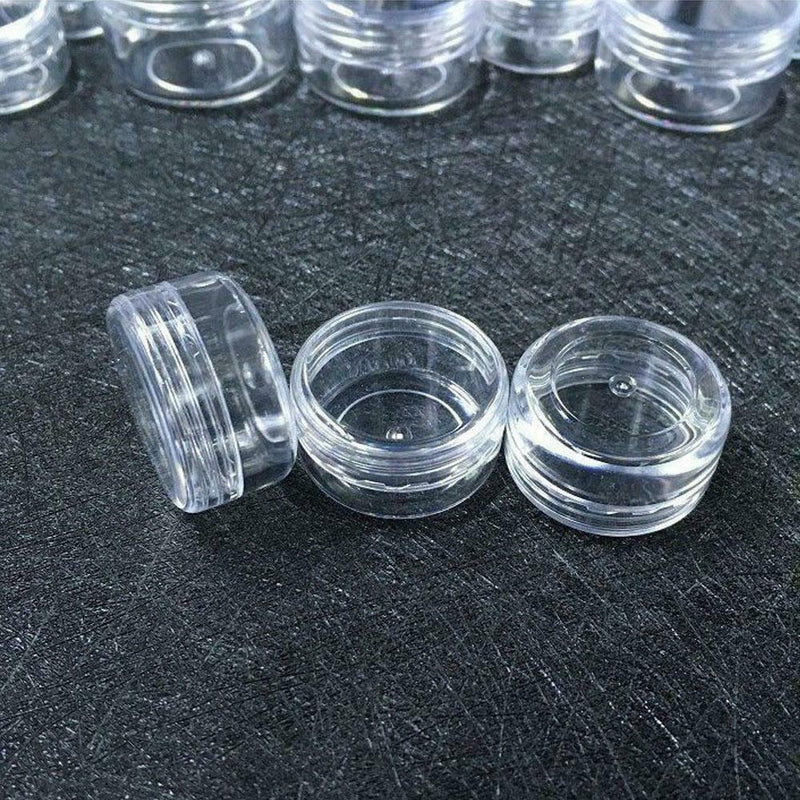 Convenient Transparent Plastic Sample Bottle Nail Art Box Packaging E6L9