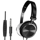 Foldable Deep Bass 3.5mm Wired Gaming Headphones for Phone/Computer black