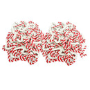 100 Pieces Candy Cane Walking Stick Wooden Shapes Ornament Scrapbook