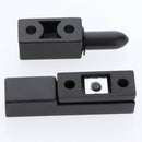 Heavy Duty Weldable Steel Gate Hinges 95mm Weld-On Barrel Ball Bearing Black