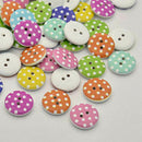 Buttons for Kids Button WOOD Kids Buttons Colorful Mix Scrapbooking Mix 15  J5E6