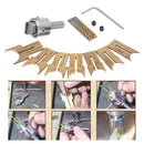 Set of 16 Wooden Bead Maker 14-25mm Milling Cutter Set Tool Carbide Blade