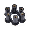 6pcs M5 rubber grommet well nuts blind fastener windscreen kayak accessories Z