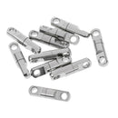 20pcs Rolling Barrel Fishing Swivels Cylindrical Line Connector Fishing Tool