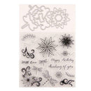 Dragonfly Flower Seal Stamp Cutting Dies Stencil Set DIY Scrapbook Emboss