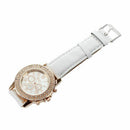 Women Watch, White Leather Strap