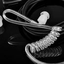 2Pin Acoustic Tube Headset Walkie Talkie Earpiece for Kenwood BaoFeng UV-5R