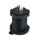 Dual 2 USB outlet 1A & 2.1A port socket charger for car boat motorcycle 12voltMO