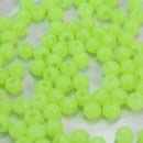 100Pcs Round Luminous Glow Rig Beads Sea Fishing Lure Floating Float Tackles