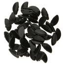 Black Push In Silicone Nose Pads for Glasses Spectacles Eyeglass 25Pairs