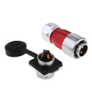 Metal Outdoor Waterproof IP67 3 Pin Industrial Circular Connector