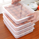 Egg Holder for Refrigerator, Deviled Egg Tray Carrier with Lid Fridge Egg S T7O6