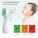 Non Contact Infrared Forehead Thermometer Instant-Read 3 Color Backlight
