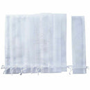 100 Pack Folding Hand Fan Pouch Drawstring Organza Bags Folding Fan Pocket  B4I7