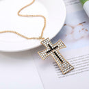 DIY Full Drill Diamond Painting Keychain Cross Necklace Bag Hanging Pendant