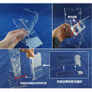 Acrylic Pet Parrot Bird Automatic Cage Feeder Food Bowl with Double