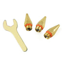 1X(Large Diameter Hot Melt Glue Machine Nozzle 1.2X32Mm 1.5X32Mm 2.0X32Mm 3