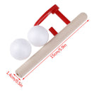 Wooden Blowing Ball Balance Training Vital Capacity Stick Educational Toys FT