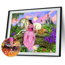 Cartoon 5D DIY Diamond Painting Full Round Drill for Kid Room (Princess)