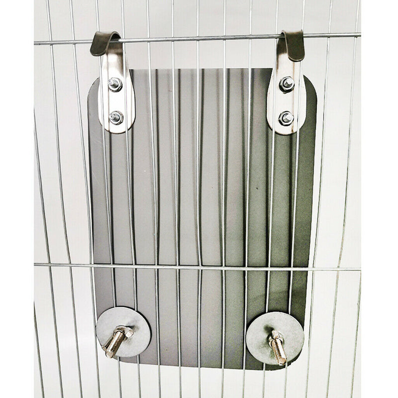 Large Mirror Parakeet Bird Mirror Rope Perch E.