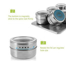 Magnetic Spice Jar with Spice Holder Stainless Steel Spice Jar Spice Storag